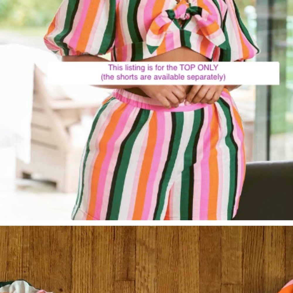 Eloquii MultiColored Two-Piece Set - Picture 10 of 10